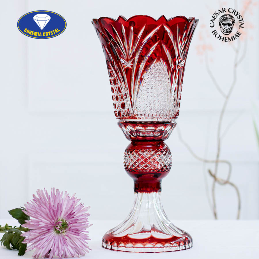 Lọ hoa pha lê nghệ thuật Vase Hoarfrost 82707/77E14/355 R