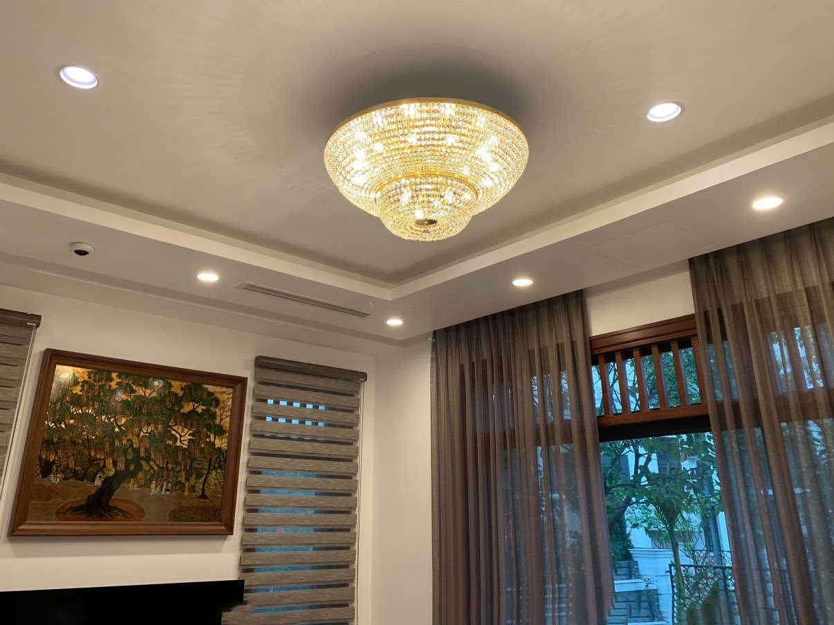 đèn lồng pha lê tiệp