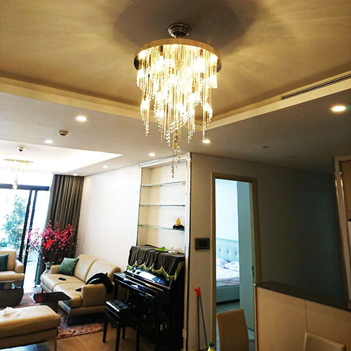 đèn pha lê hiện đại